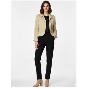 Theory Cotton in Khaki/Beige Blazer Jacket